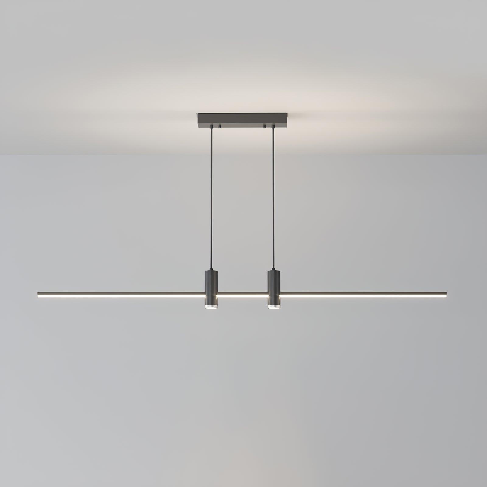 Mienel NovaLine Minimal Rectangular LED Pendant Lamp for Dining Tables