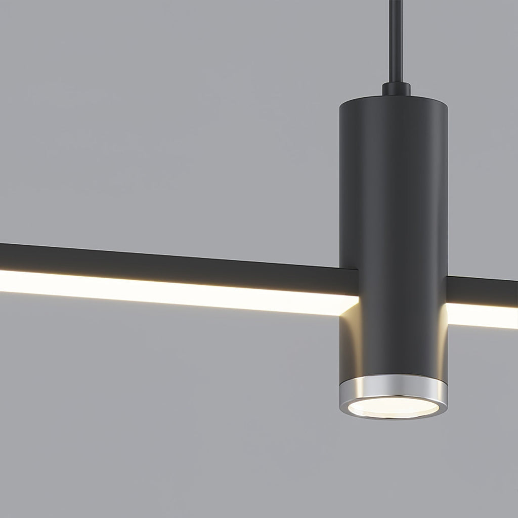 Mienel NovaLine Minimal Rectangular LED Pendant Lamp for Dining Tables