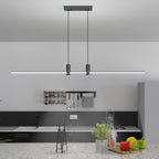 Mienel NovaLine Minimal Rectangular LED Pendant Lamp for Dining Tables