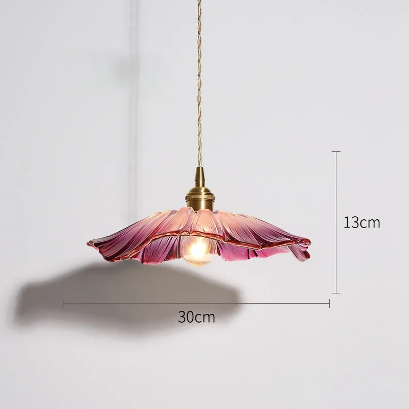 BloomGlow | Lampe suspendue florale moderne