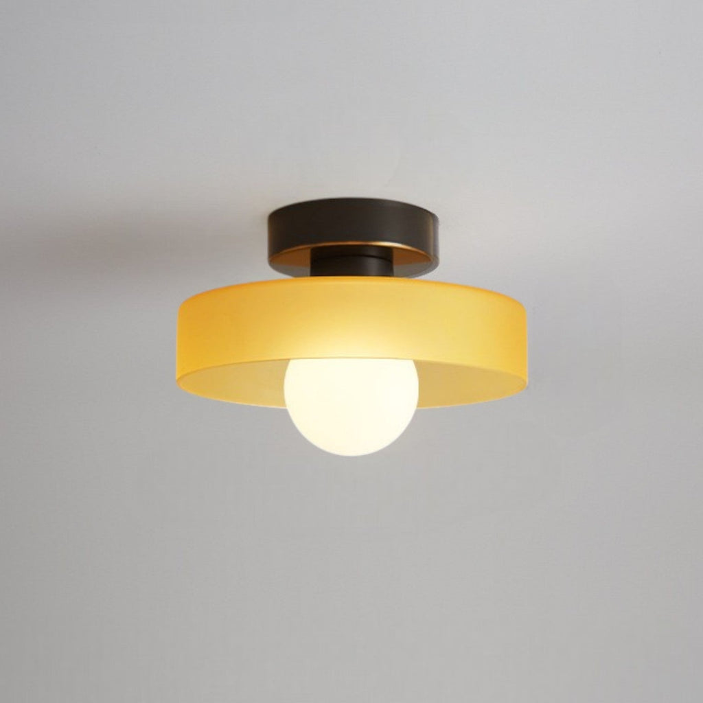 Mienel Novaeon French Bauhaus Geometric Ceiling Light For Modern Homes And Offices