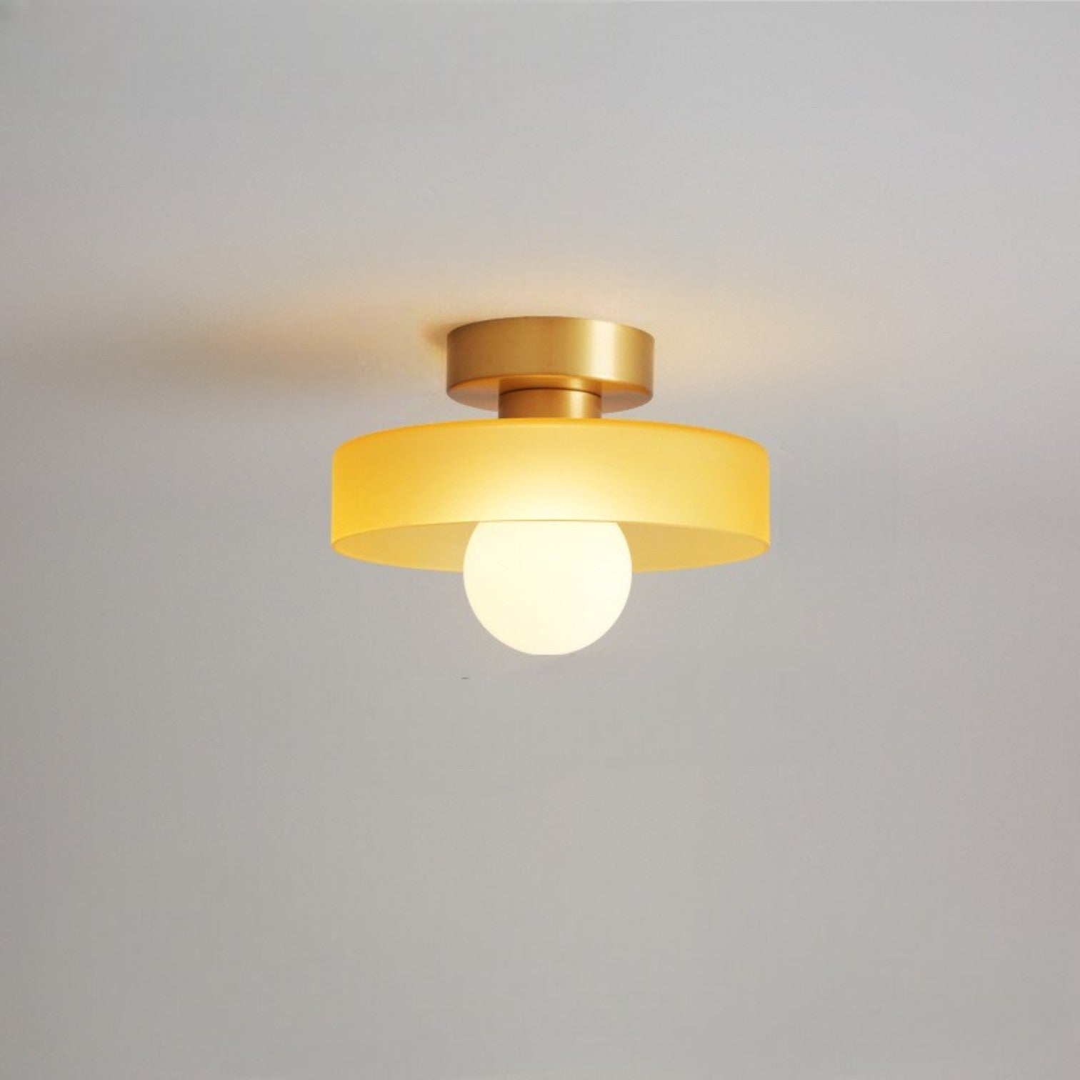 Mienel Novaeon French Bauhaus Geometric Ceiling Light For Modern Homes And Offices