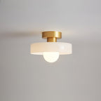 Mienel Novaeon French Bauhaus Geometric Ceiling Light For Modern Homes And Offices