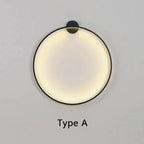 Amora Circular LED Wall Light for Living Room | Minimalist Ring Style