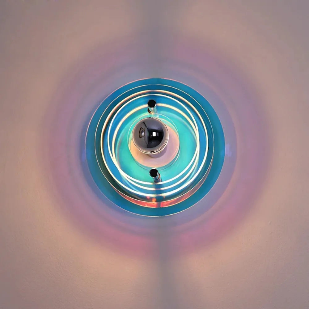 Mienel NovaLume Vintage Bauhaus LED Wall Sconce Multicolor