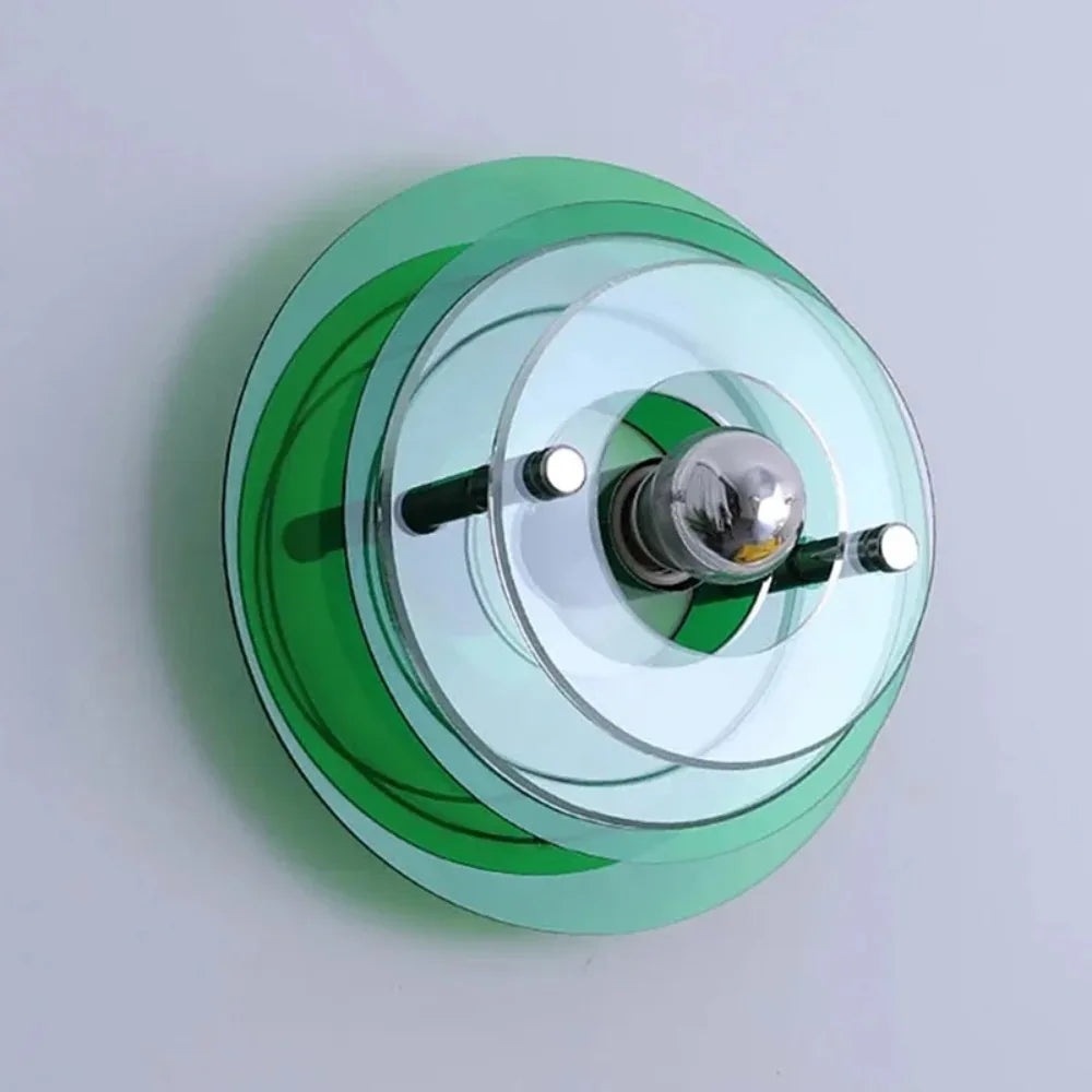 Mienel NovaLume Vintage Bauhaus LED Wall Sconce Multicolor