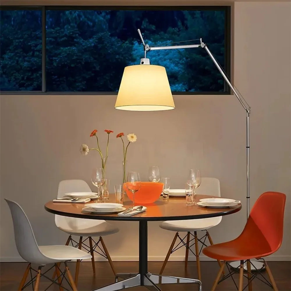 Mienel NovaLuma Long-Arm Floor Lamp In Korean-Scandi Style