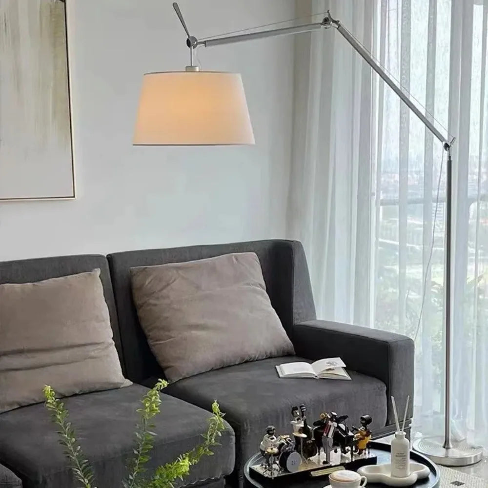 Mienel NovaLuma Long-Arm Floor Lamp In Korean-Scandi Style