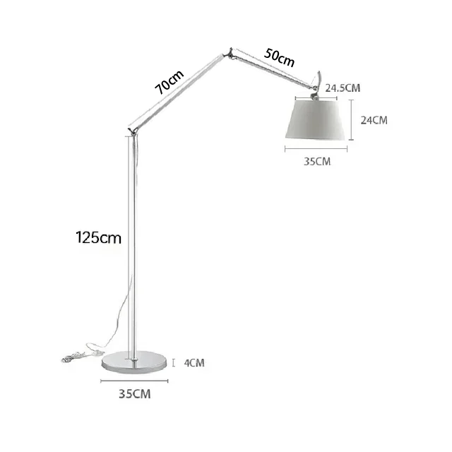 Mienel NovaLuma Long-Arm Floor Lamp In Korean-Scandi Style