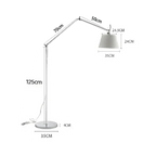 Mienel NovaLuma Long-Arm Floor Lamp In Korean-Scandi Style