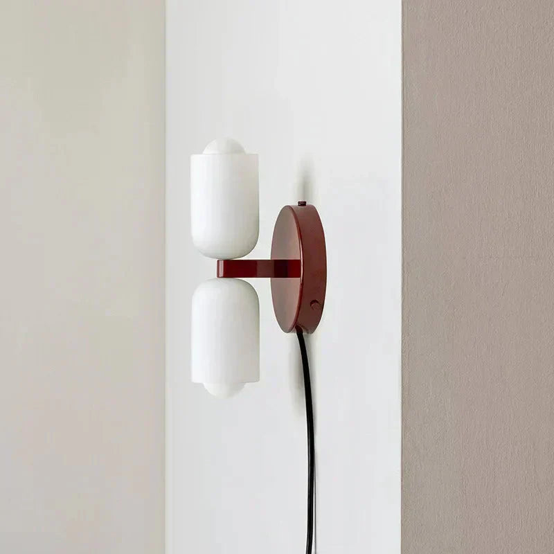 Liora Matt White Wall Light | Mienel