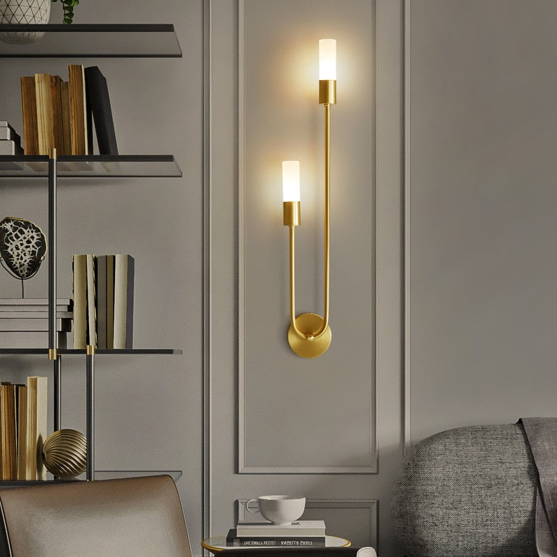 Mienel Aveline Modern LED Wall Sconce Warm White Waterproof Light