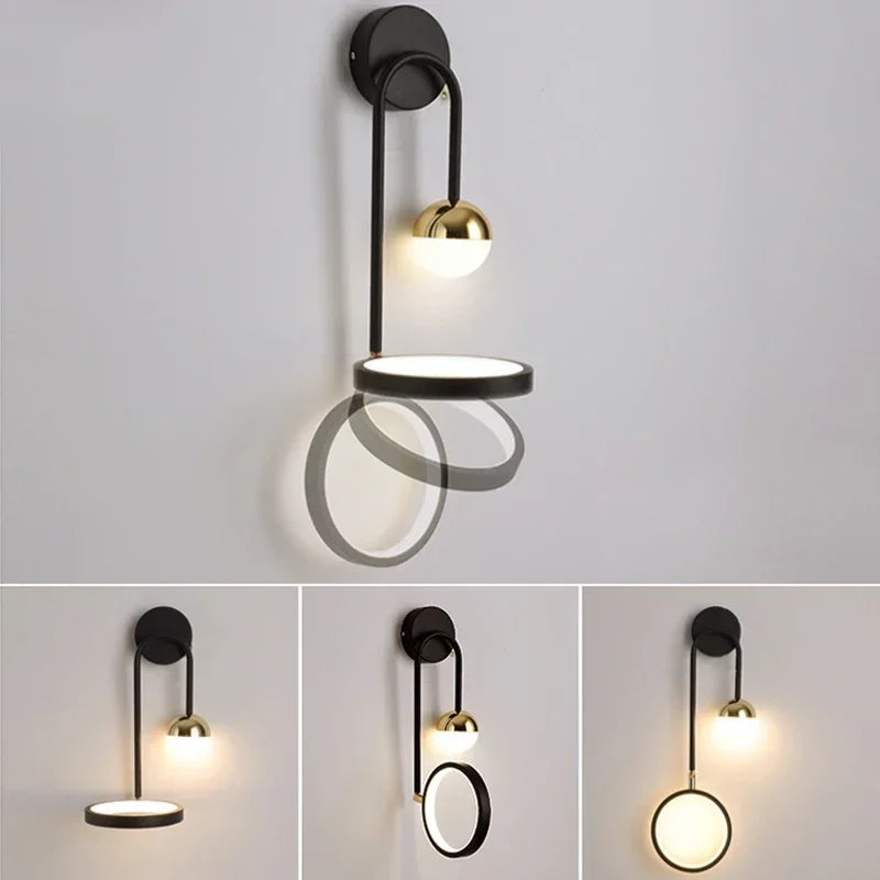 Arcello Retro Minimalist Wall Lamp for Hallways and Bedrooms