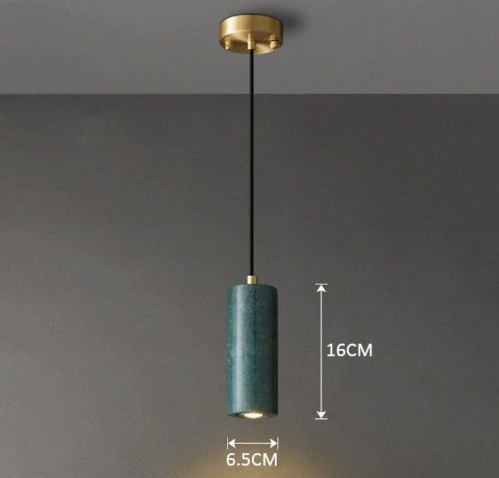Mienel Novara Marble LED Pendant Light for Modern Interiors