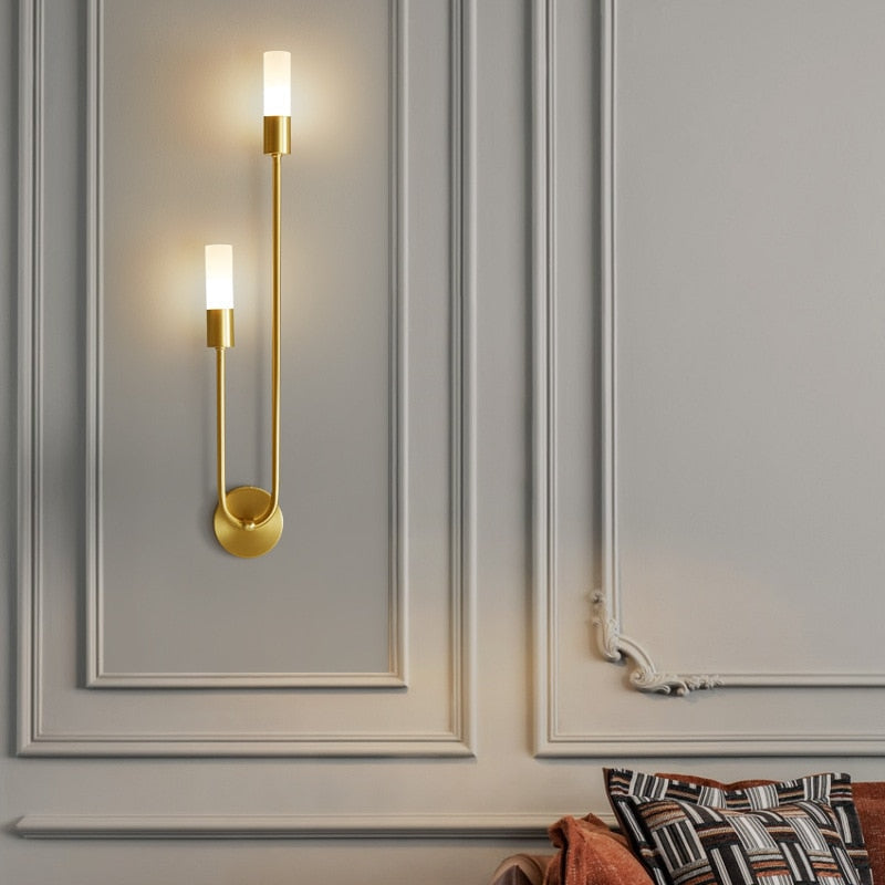 Mienel Aveline Modern LED Wall Sconce Warm White Waterproof Light