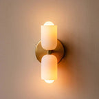 Liora Matt White Wall Light | Mienel