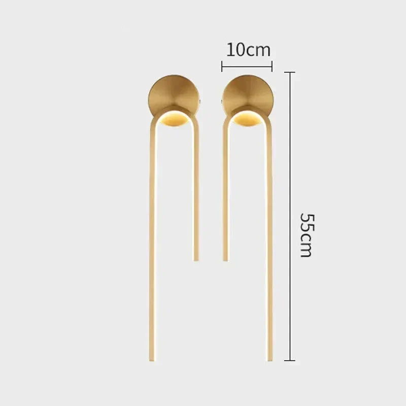 מנורת קיר AstraGlow לתאורת LED אווירתית לחדר שינה