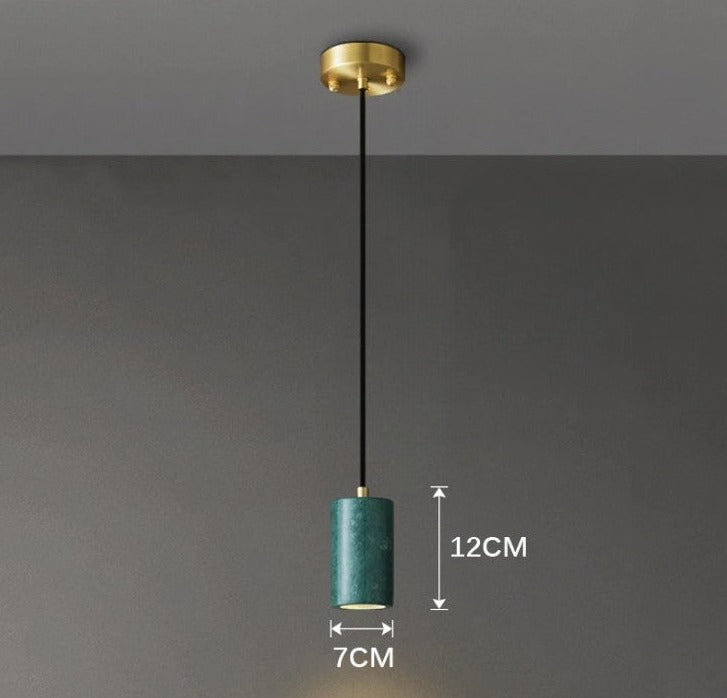 Mienel Novara Marble LED Pendant Light for Modern Interiors