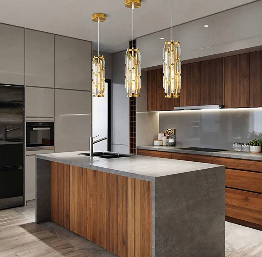 Aurora Crystal Liten LED Taklampa för Matrum