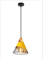 Lustră conică din lemn Aylin