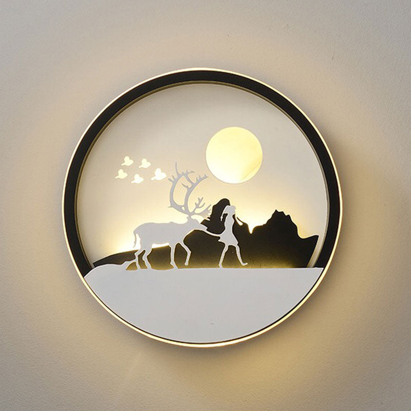 Lampe murale LED artistique contemporaine