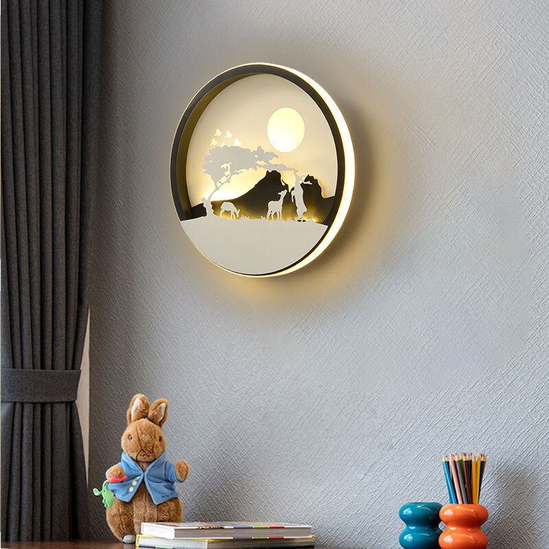 Lampe murale LED artistique contemporaine